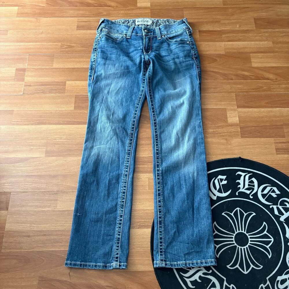 Ariat Real Denim Womens Bootcut Jeans Size 29S Medium Wash